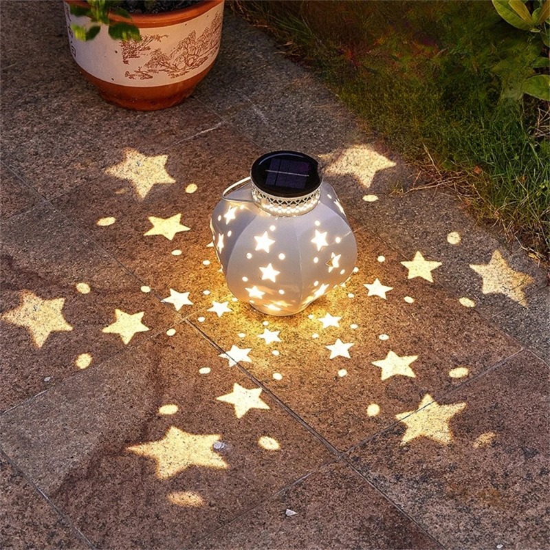 Outdoor Lighting In Ground - Садовый проектор-фонарь на солнечной батарее, подвесной