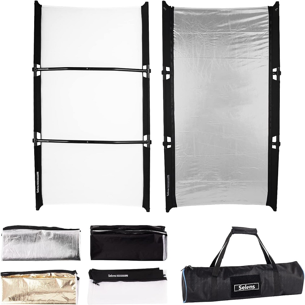 Outdoor Lighting Kit Photography - Светоотражатель Selens 7-в-1, складной рассеиватель света,