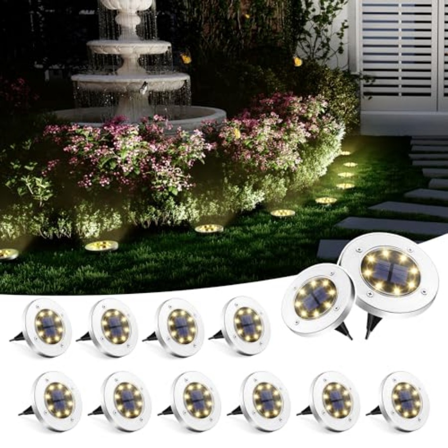 Outdoor Lighting In Ground - Солнечные садовые светильники, уличные водонепроницаемые светильники