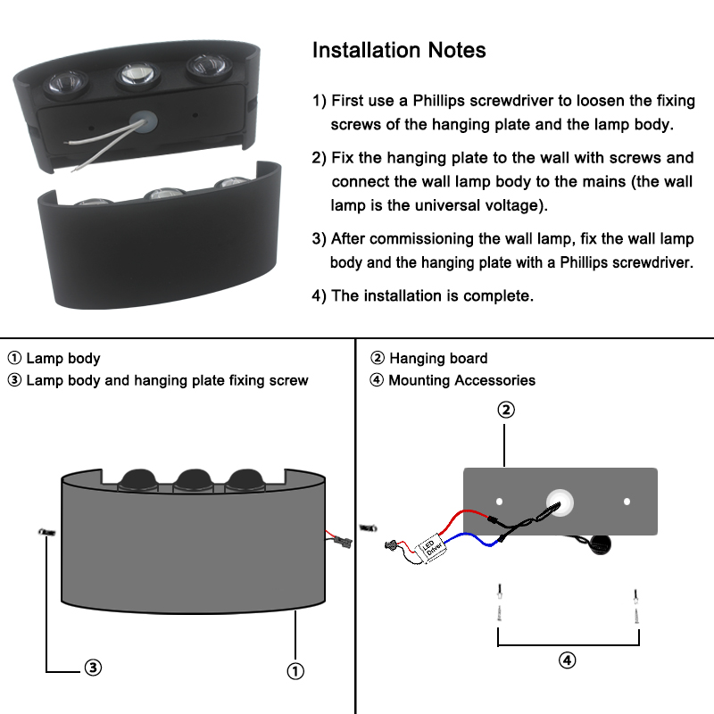 Светодиодный настенный светиль – обзор и цена Outdoor Lighting Wall Mount
