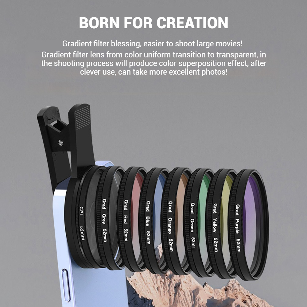 Набор фильтров для смартфона 5 – обзор и цена Outdoor Lighting Kit Photography