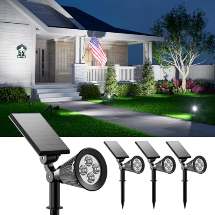 Солнечные прожекторы для улицы – обзор и цена Outdoor Lighting Spotlight