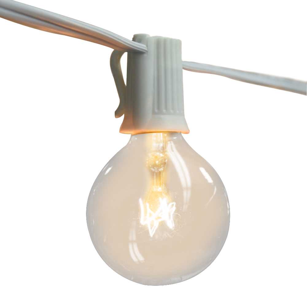 Винтажная гирлянда G40 с прозр – обзор и цена Outdoor Lighting Globes