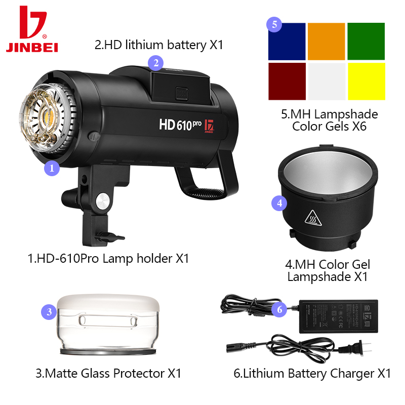 JINBEI HD610 TTL аккумуляторна – обзор и цена Outdoor Lighting Kit Photography