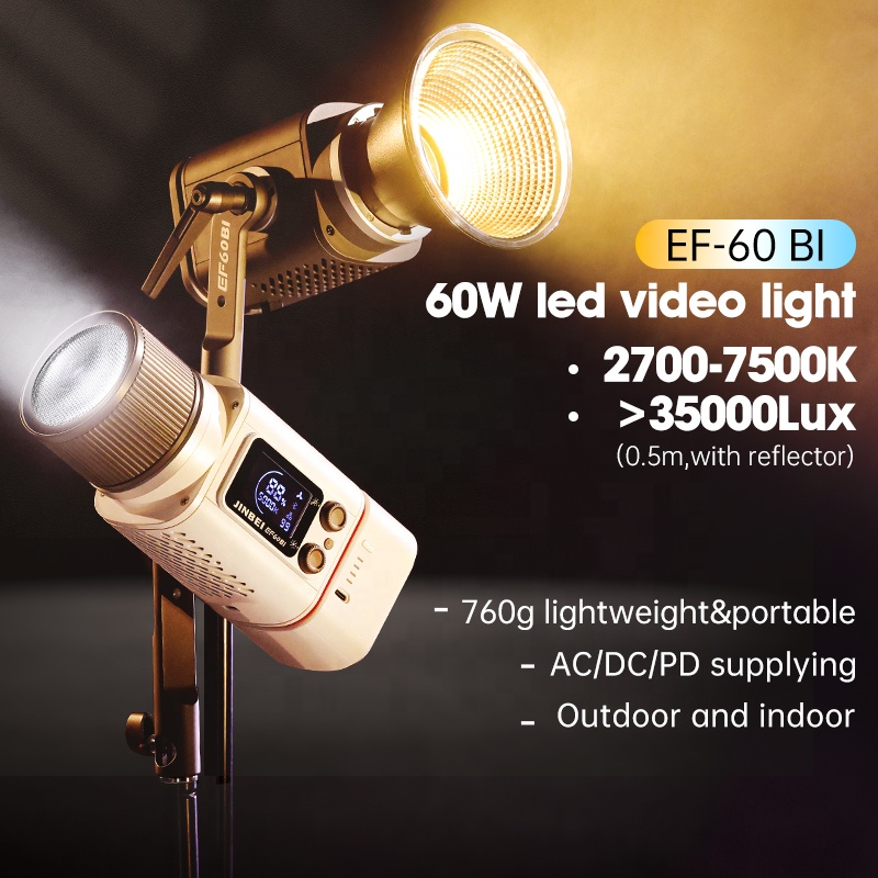 JINBEI EF-60BI 60 Вт Портативн – обзор и цена Outdoor Lighting Kit Photography